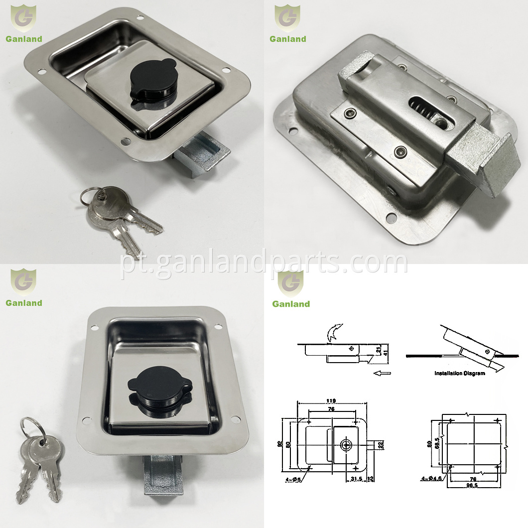 Paddle Door Latch Lock